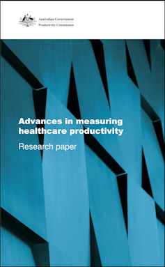 Cover of Productivity Commission report