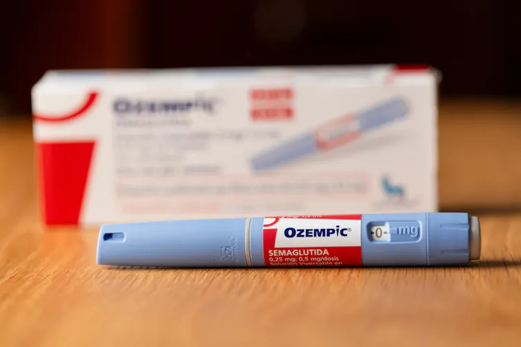 An Ozempic multidose pen for injecting insulin