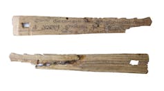 Hazelwood sticks with tally marks