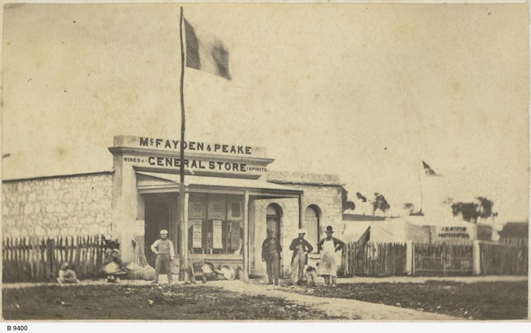 Sepia photograph