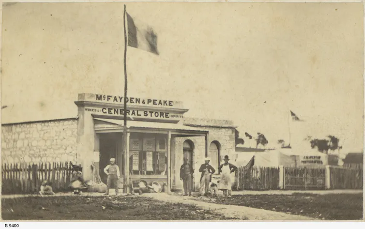 Sepia photograph