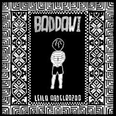 An illustrated back of a child against a patterned frame.