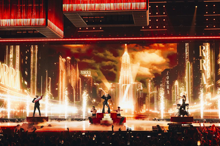 Nebulossa en su actuación de Eurovisión 2024.