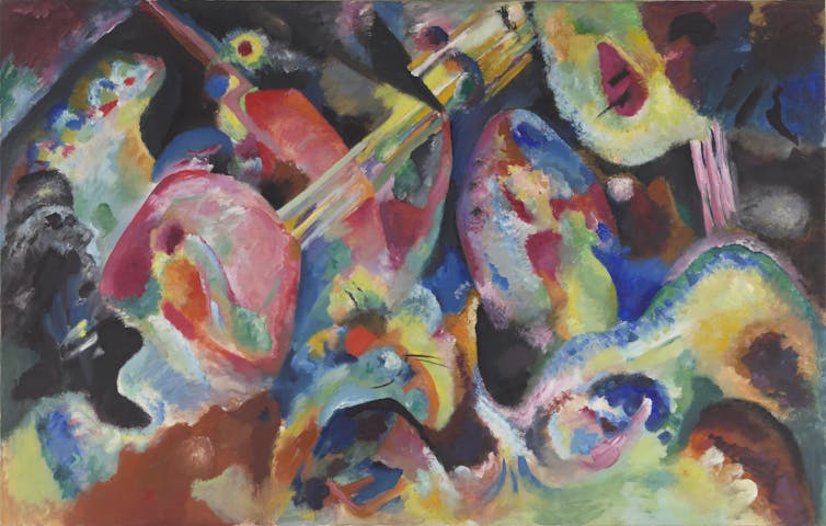 Improvisation Deluge by Wassily Kandinsky, 1913