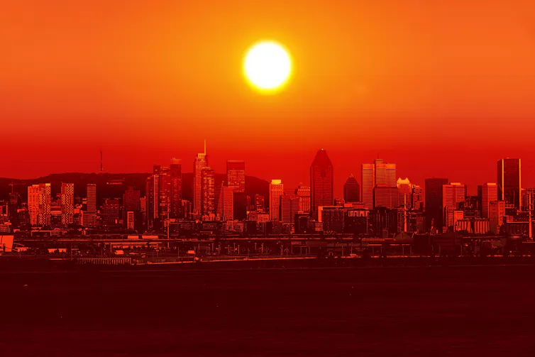 A boiling host cityscape