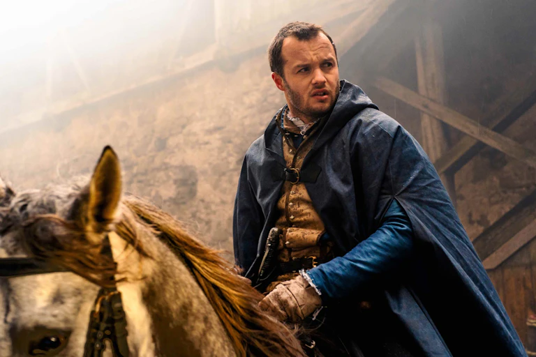 Shardlake on a horse.
