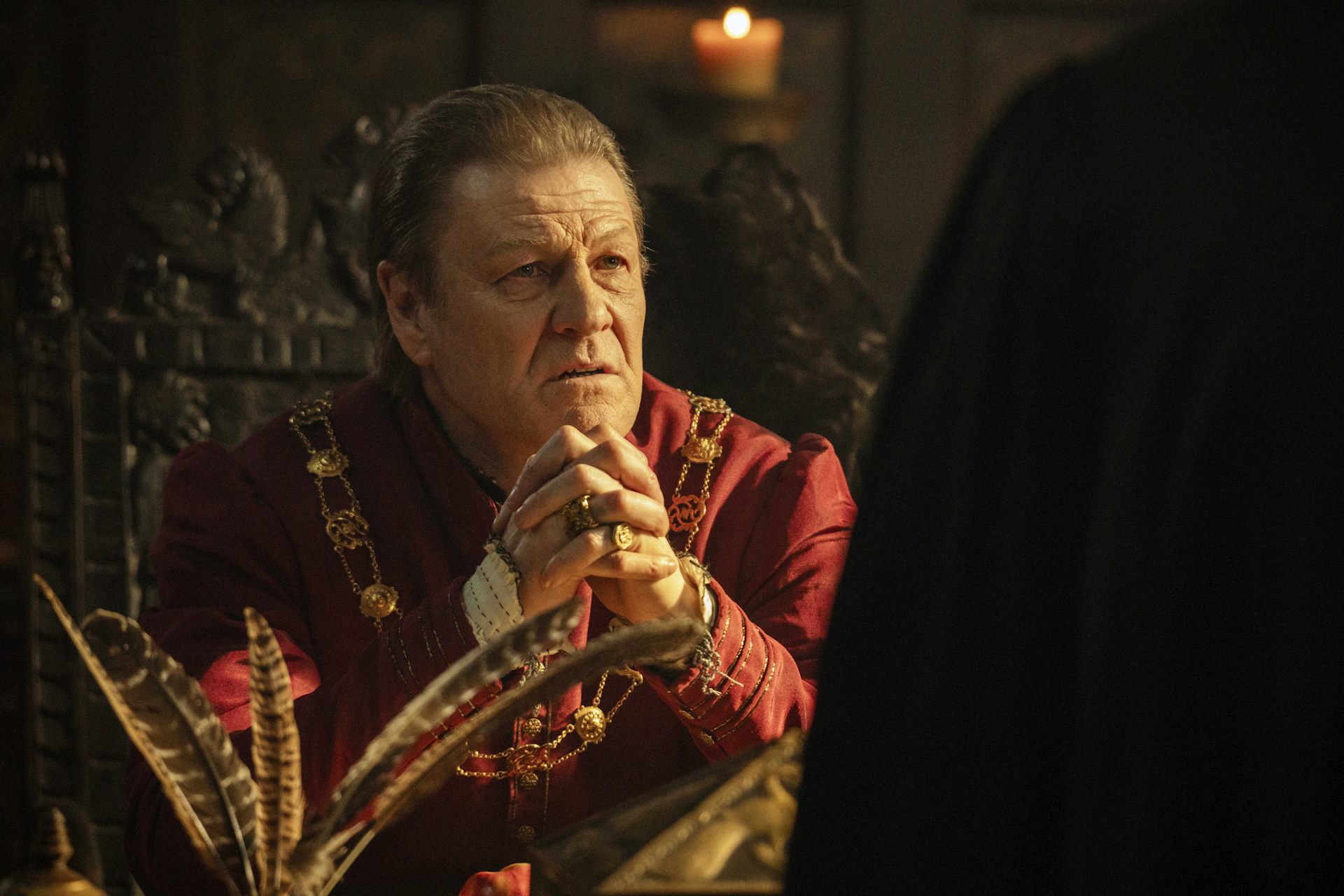Sean Bean in Tudor dress