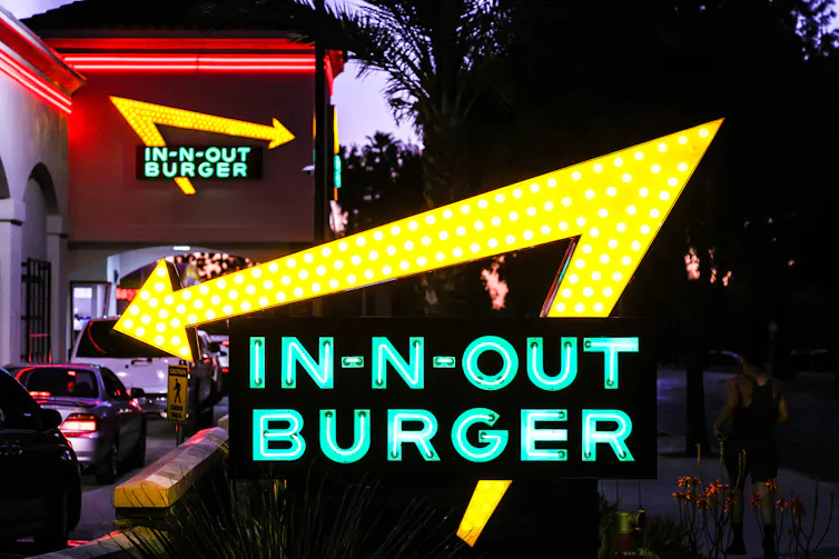 In-n-Out drive through.