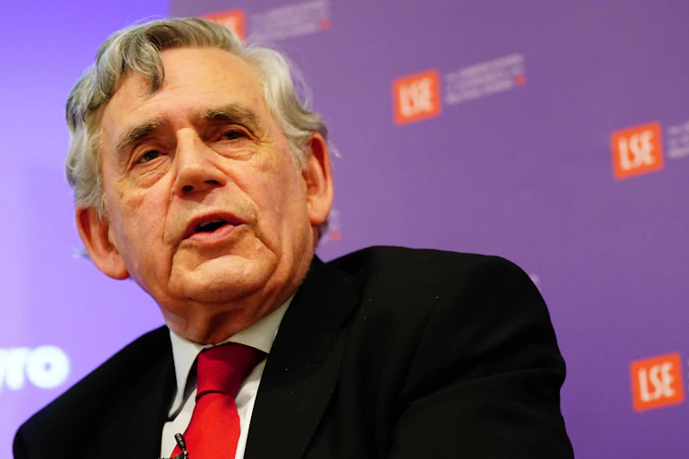 Former prime minister Gordon Brown