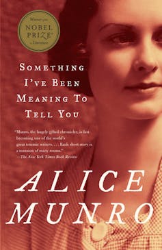 A book cover showing a woman's face