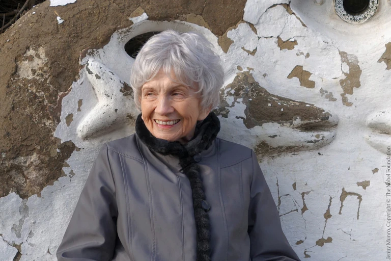 Retrato de Alice Munro, por Jenny Munro.
