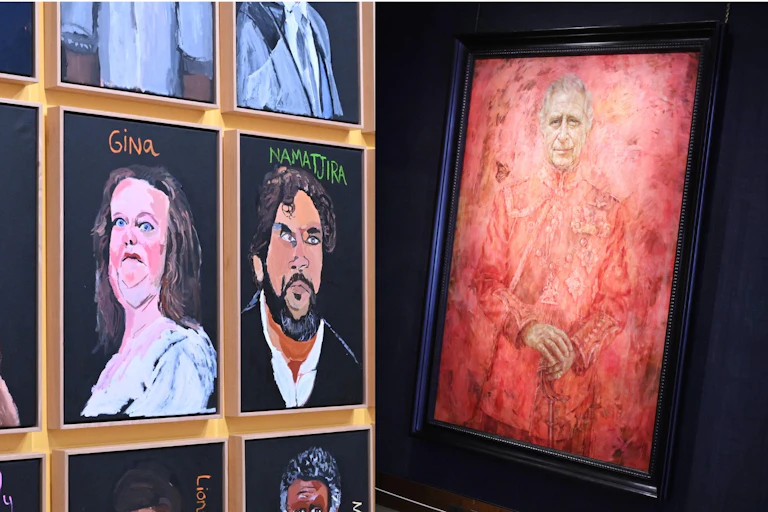 Portraits: Goodsey, Gina, Namatjira, and Charles