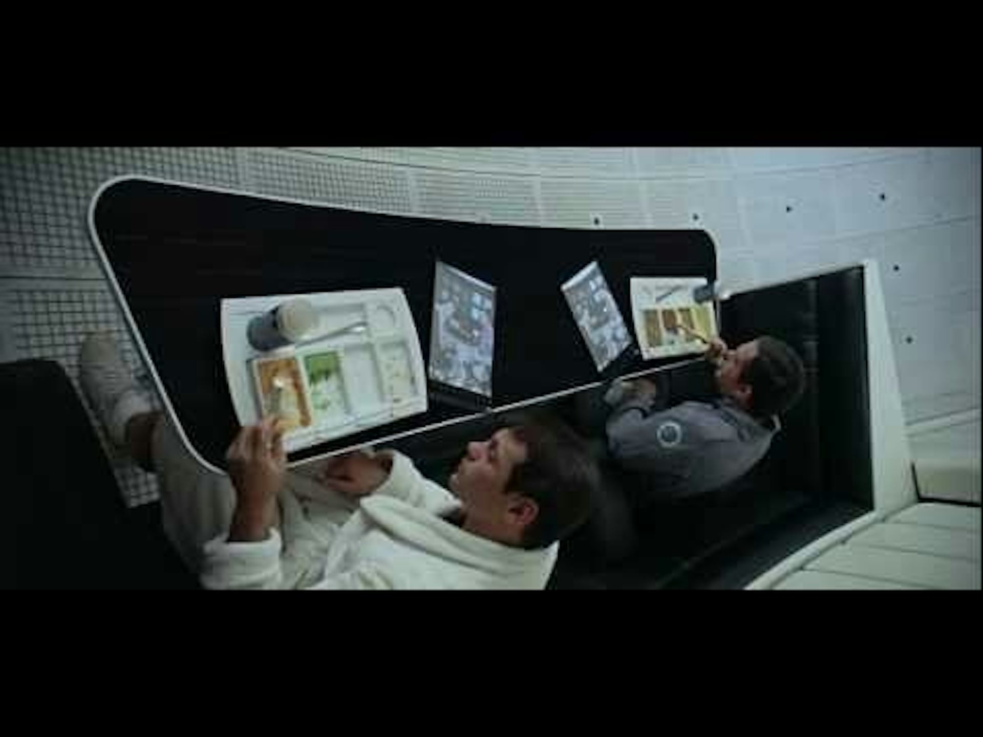 Capture d’écran du film 2001, L’Odyssée de l’espace