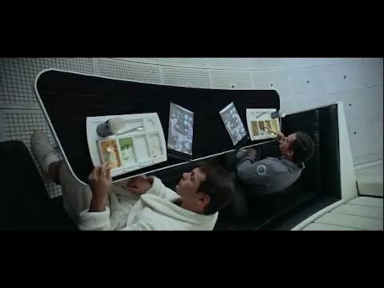 Capture d’écran du film 2001, L’Odyssée de l’espace