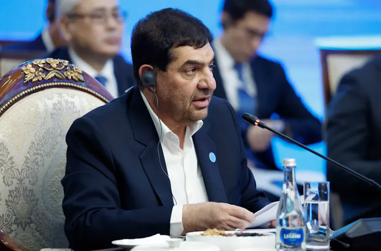 Iranian Vice President Mohammad Mokhber.