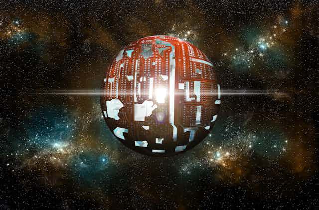 Artist's impression of a Dyson sphere.
