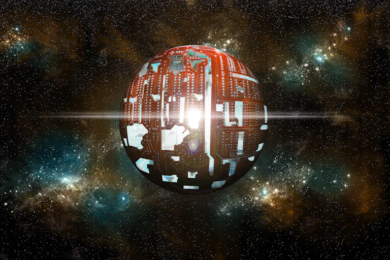 Artist's impression of a Dyson sphere.