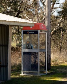 payphone in rural Australia