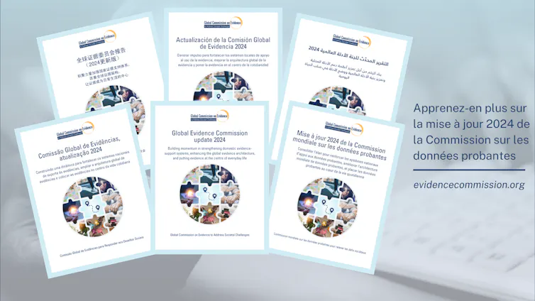 The Global Commission on Evidence was presented in several languages
