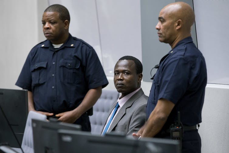 Dominic Ongwen at the ICC.