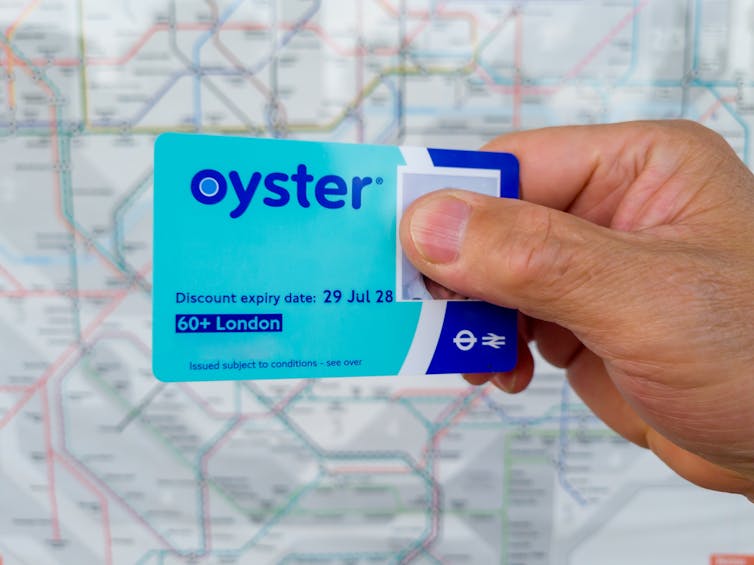 An over 60s oyster card