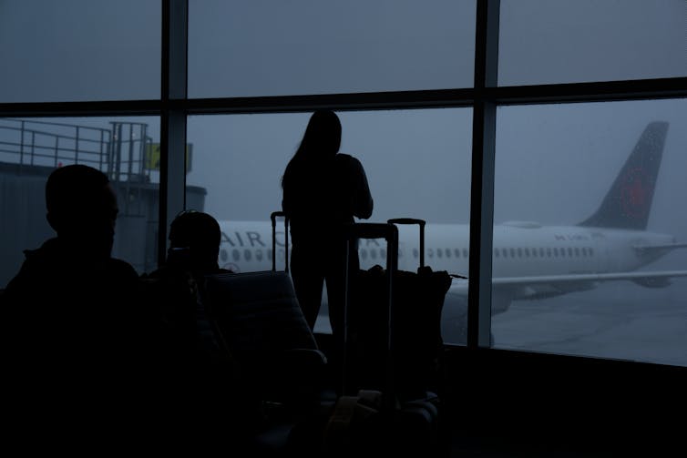 A person seen at airport.