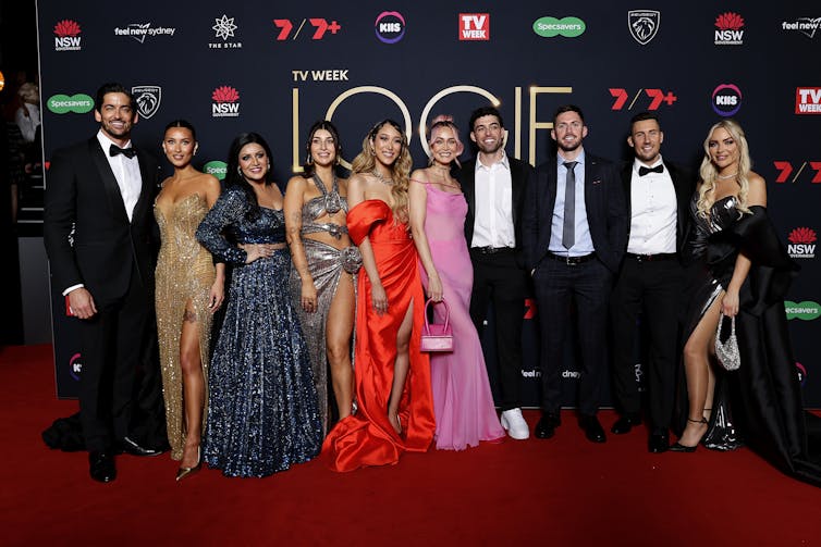 Cast of MAFS on awards ceremony red carpet