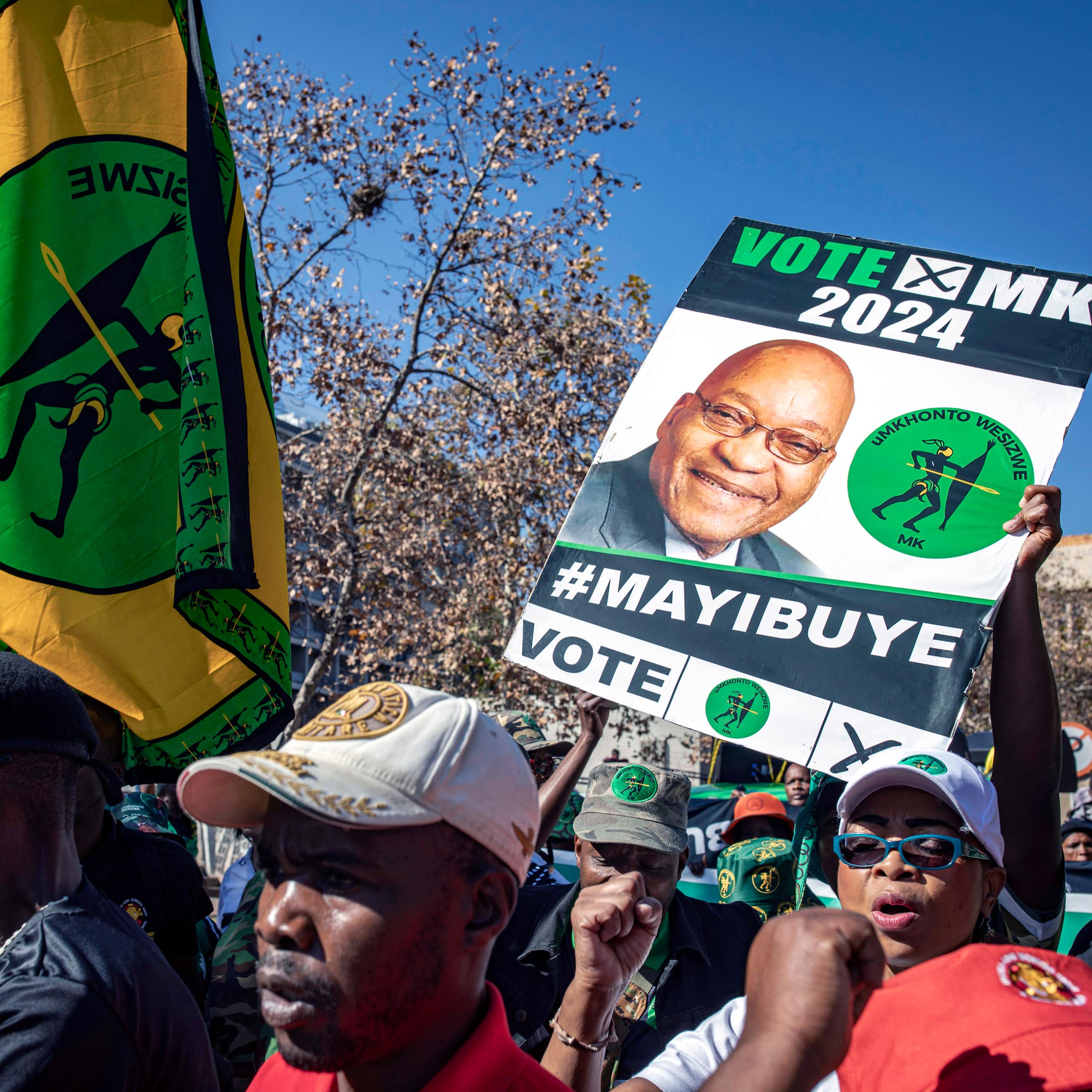 Mayibuye! The 100-year-old slogan that’s stirred up divisions in South Africa’s elections