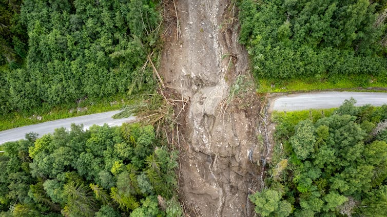 landslide in norway