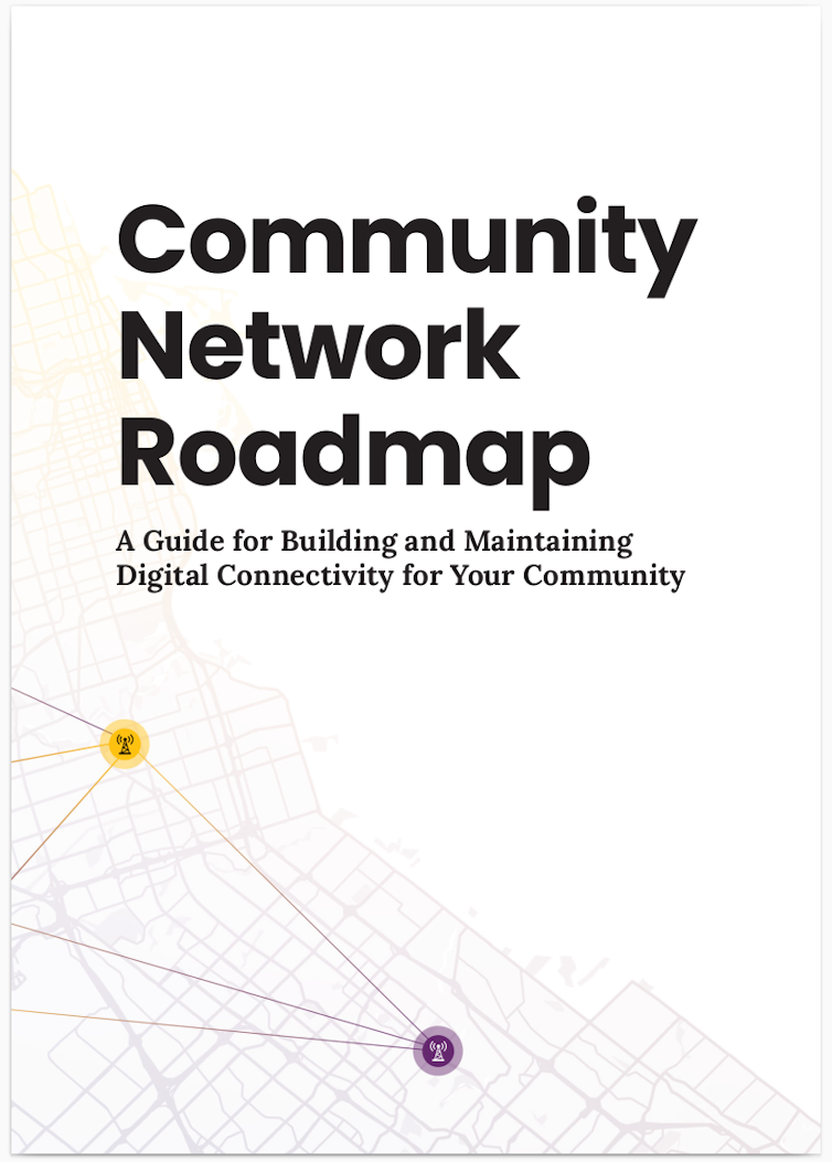 Cover of a publication titled Community Network Roadmap