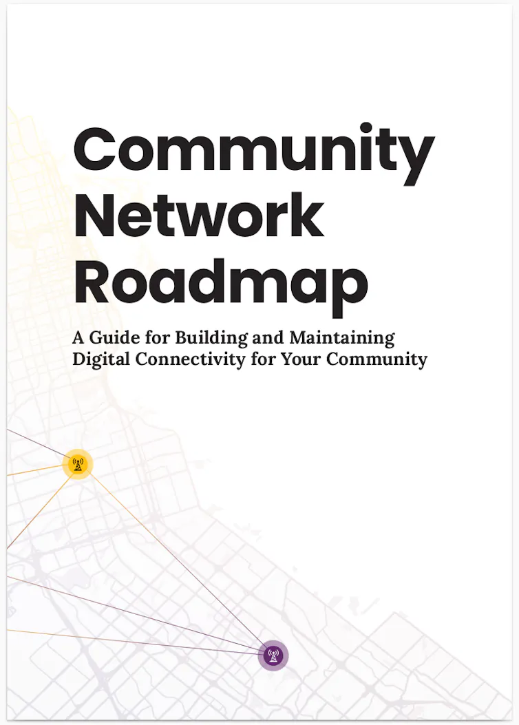 cover of a publication titled Community Network Roadmap