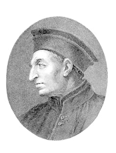 A portrait from the side of a man