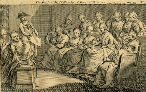 Australia’s first civilian jury was entirely female. Here’s how ‘juries of matrons’ shaped our legal history