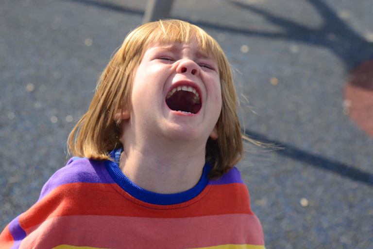 Child screams