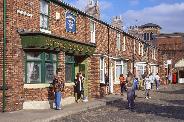 Fans on the Coronation Street tour