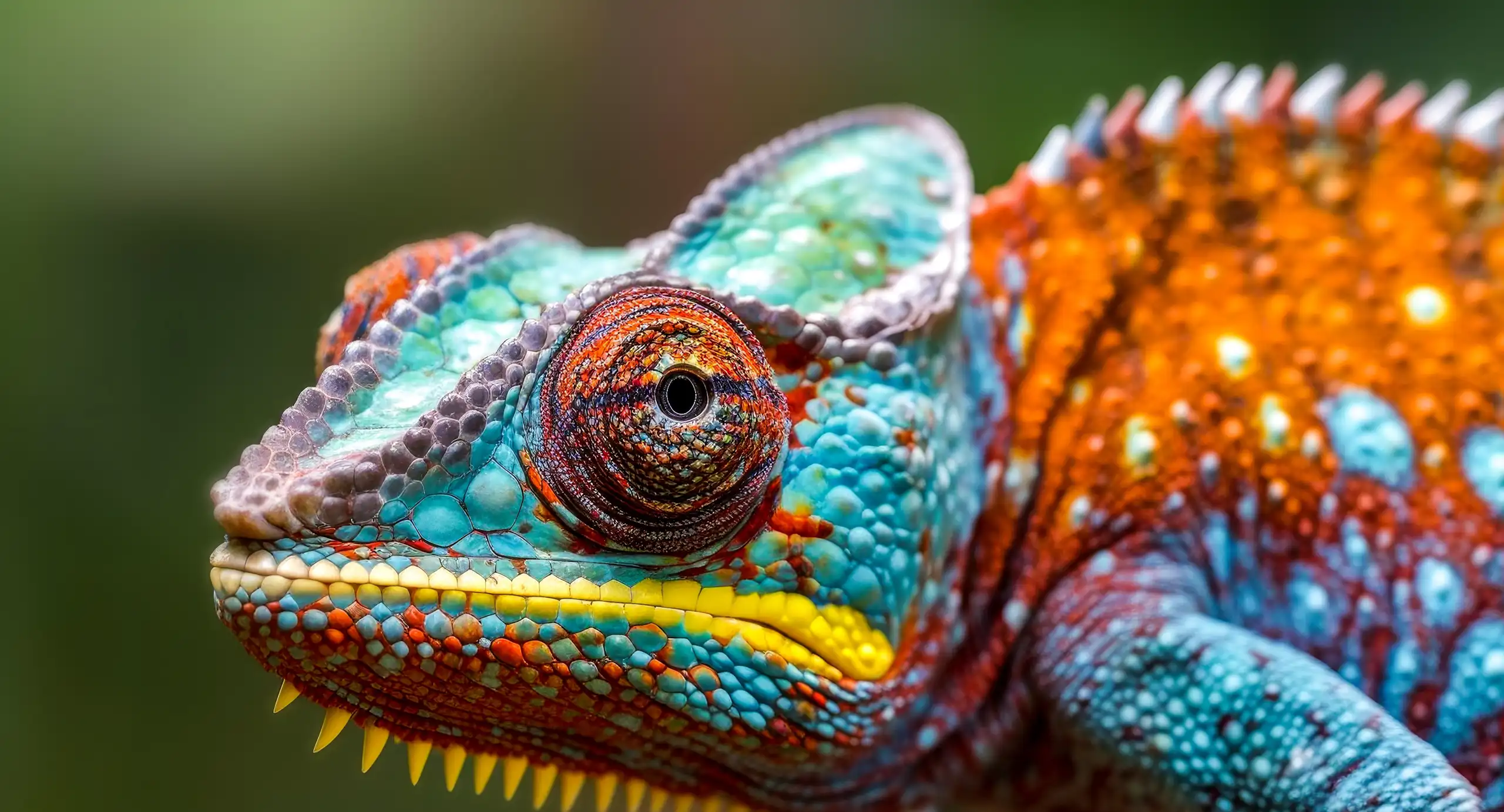 A chameleon.