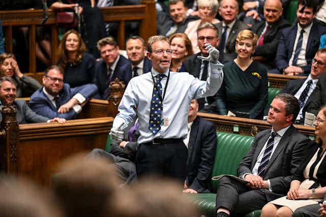 Tory MP Craig Mackinlay speaks in parliament.