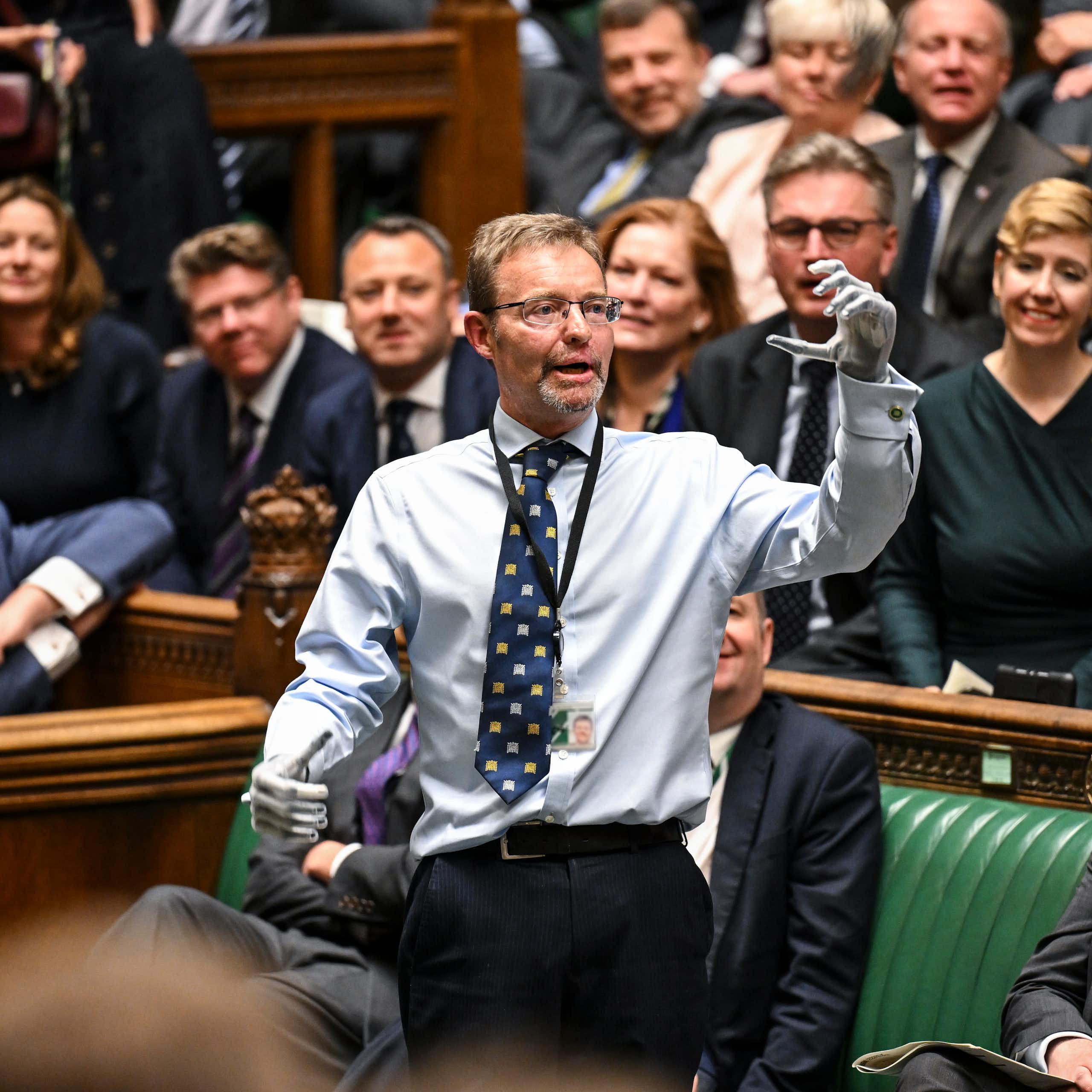 Tory MP Craig Mackinlay speaks in parliament.