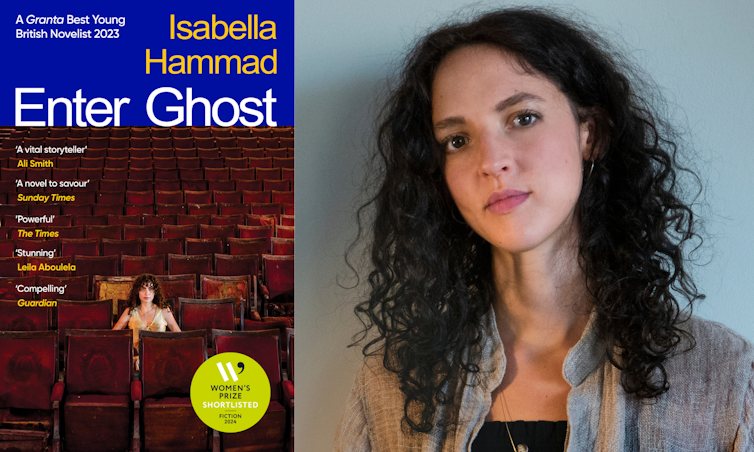Isabella Hammad and her book Enter Ghost