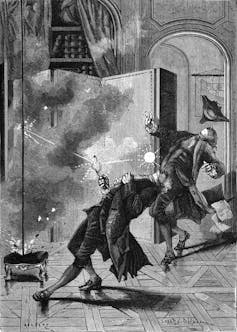 Man gets electric shock