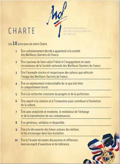 La Charte des MOF