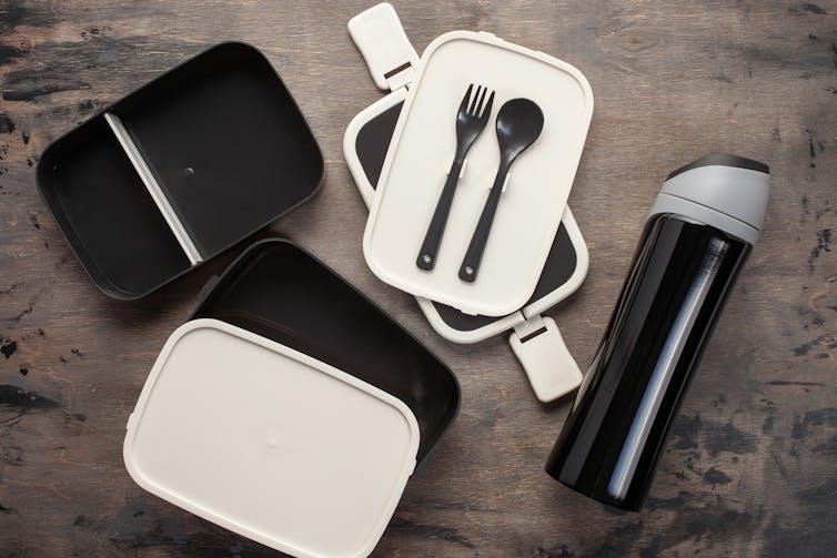 travel cutlery and lunchbox set