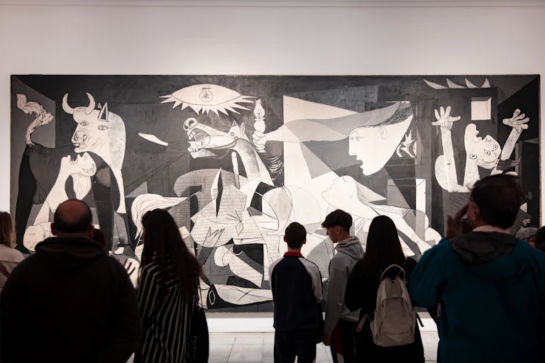 Guernica on show in Madrid.