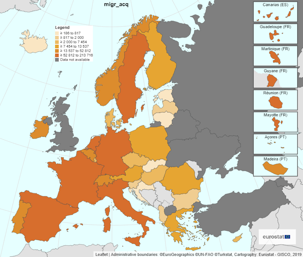 ¿Cuáles son los requisitos para obtener la ciudadanía europea?