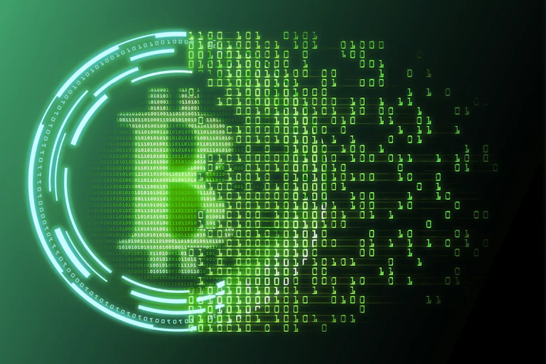 Conceptual illustration representing the bitcoin cryptocurrency