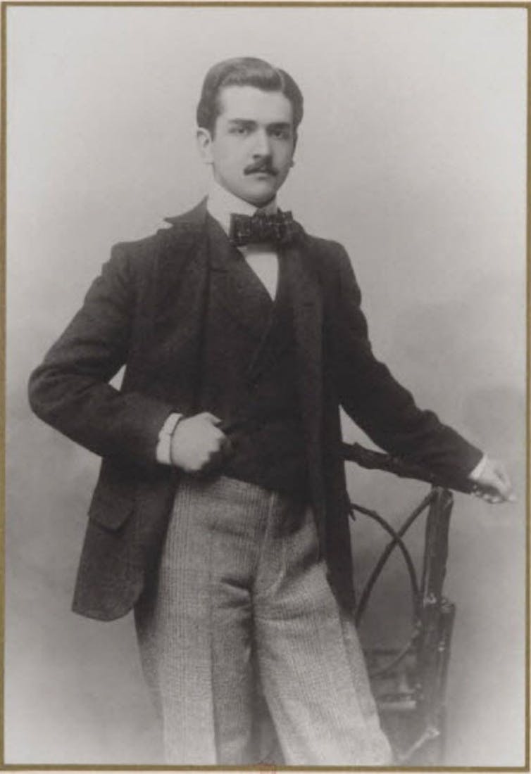 Raymond Roussel photographié à 19 ans