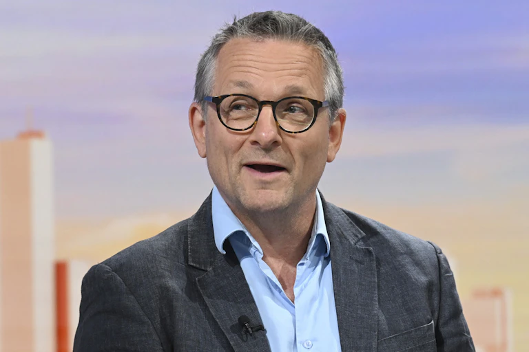 Michael Mosley speaking on a BBC program.