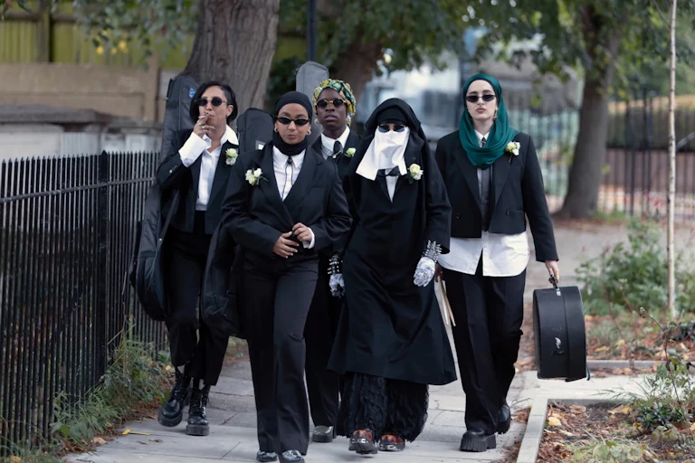 The band members of We Are Lady Parts