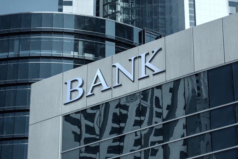 Picture of bank building