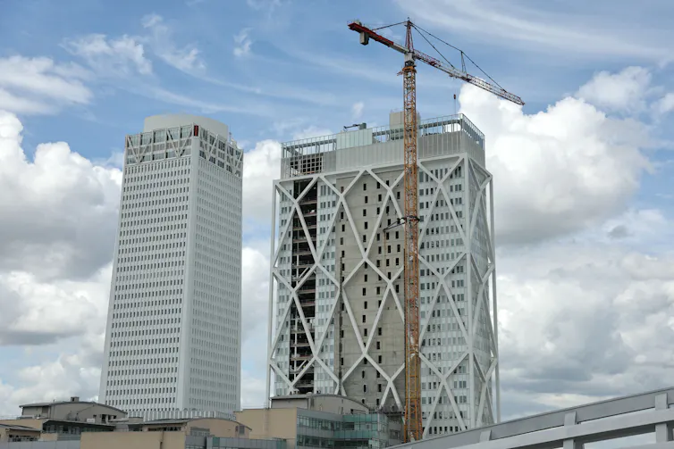 La Tour Pleyel, à Saint-Denis (93), au Nord de Paris